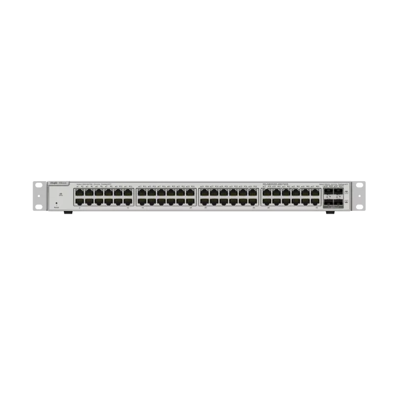 RUIJIE 48port RG-NBS3200-48GT4XS GIGABIT 4X-10GbE SFP Yönetilebilir Switch 