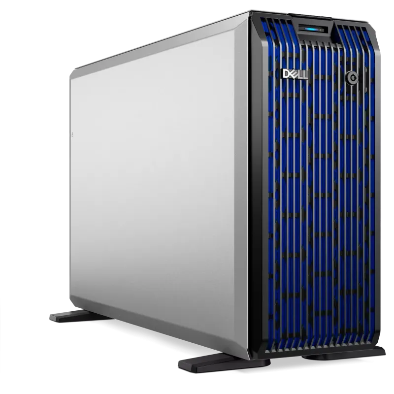 DELL POWEREDGE T360 SPL5 XEON 6353P-128GB DDR5 UDIMM-2X960GB+4X1.92TB SSD-Tower Sunucu