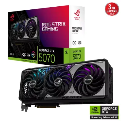 ASUS 12GB ROG STRIX RTX5070-O12G-GAMING GDDR7 HDMI-DP PCIE 5.0