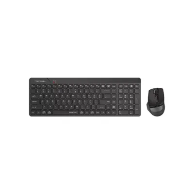 A4 TECH FG2400 AIR2 Siyah, FSTYLER, 2.4Ghz Mini Kablosuz, Türkçe Q, SESSİZ Klavye Mouse Set
