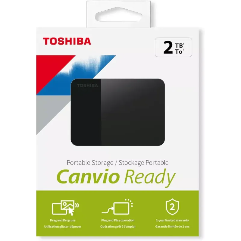 TOSHIBA 2TB 2.5" Canvio Ready HDTP320EK3AA USB 3.2 Harici Disk