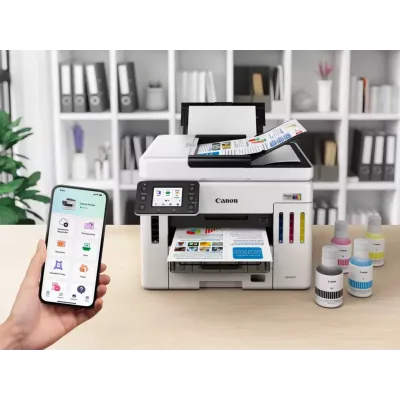 CANON A4 Renkli MAXIFY GX7140 Çok Fonksiyonlu Tanklı Yazıcı Tarayıcı Fotokopi USB 2.0,Ethernet,Kablosuz
