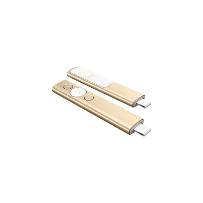 LOGITECH 910-004862, Spotlight Wireless Presenter, Sunum Cihazı (Gold)