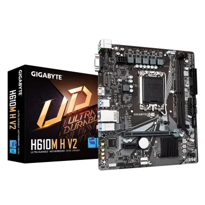 GIGABYTE H610M H v2 DDR5 HDMI PCIE 4.0 1700p mATX