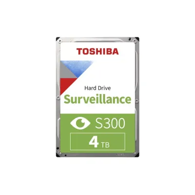TOSHIBA 4TB 3.5" S300 HDWT840UZSVA 5400 RPM 128MB SATA-3 Güvenlik Diski