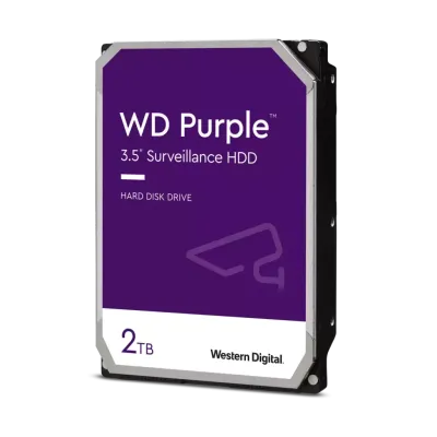 WESTERN DIGITAL WD23PURZ PURPLE 3.5" 2TB 5400rpm SATA (3 Yıl Garanti) 7/24 Harddisk