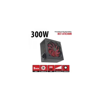POWERBOOST 300W BST-ATX300R 12cm Fanlı Power Supply