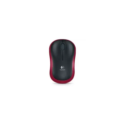 LOGITECH M185 Kablosuz Siyah/Kırmızı Mouse (910-002237)