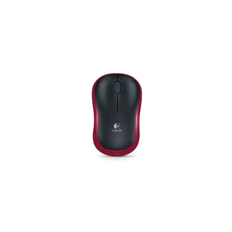LOGITECH M185 Kablosuz Siyah/Kırmızı Mouse (910-002237)