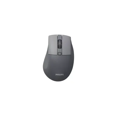 PHILIPS SPK7528G, SESSİZ, Gri, USB Nano  2,4Gh ve Bluetooth Kablosuz, 1600dpi, Optic, 3 Tuşlu Ergonamik Mouse