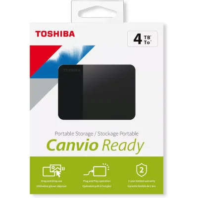 TOSHIBA 4TB CANVIO HDTP340EK3CA USB 3.2 Harici Disk