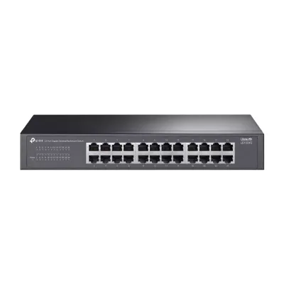 TP-LINK LS1024G, Green Tech, 24 Port GigaBit, Yönetilemez, Metal Kasa, Masaüstü Switch