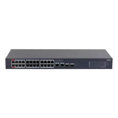 DAHUA 24port PoE 240w 2-SFP / 2-Uplink Gigabit Cloud Yönetilebilir Switch CS4228-24GT-240