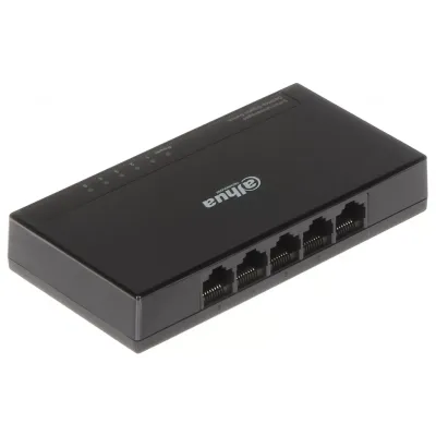 DAHUA PFS3005-5GT-L, 5 Port, Gigabit, Yönetilemez, Masaüstü Switch