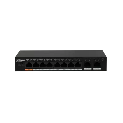 DAHUA PFS3010-8ET-96-V2 8 PORT 10/100 2GE UPLINK 96W YONETILEMEZ POE SWITCH