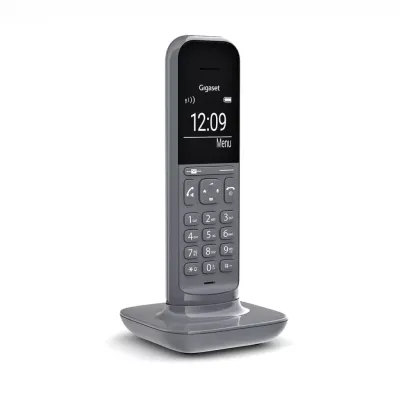 GIGASET CL390, Dect Telefon, Gri, 12 Saat Konuşma, 180 Saat Bekleme, 150 Kişilik Rehber