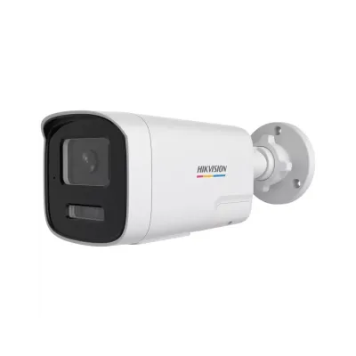 HIKVISION DS-2CD1T47G2H-LIUF/SL 4Mpix, 2,8mm  Lens, H265+,50Mt Gece Görüşü, Colorvu, SD Kart,Dahili Mikrofon, PoE, Bullet IP Kamera