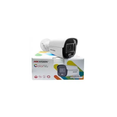 HIKVISION DS-2CE10DF0T-PF, 2Mpix, 3.6mm Lens, 20Mt Gece Görüşü, Full Time Color, Color Vu, IP67, Bullet Kamera