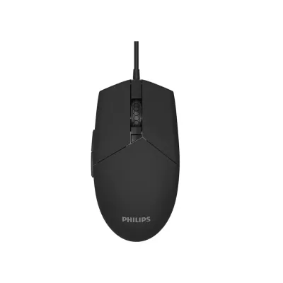 PHILIPS SPK9304B, Siyah, RGB Led Aydınlatma, USB Kablolu, 6400dpi, GAMING Optik Mouse