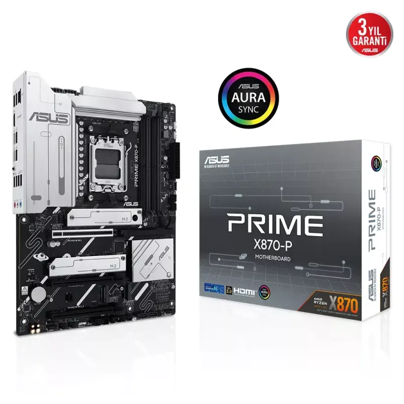 ASUS PRIME X870-P DDR5 HDMI DP PCIE 5.0 AM5 ATX