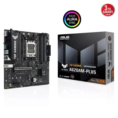 ASUS TUF GAMING A620AM-PLUS DDR5 HDMI DP PCIe 16X v4.0 AM5 mATX