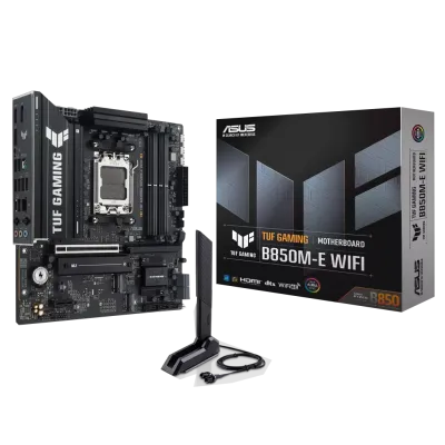 ASUS TUF GAMING B850M-E WIFI6E DDR5 HDMI DP PCIE 5.0 AM5 mATX