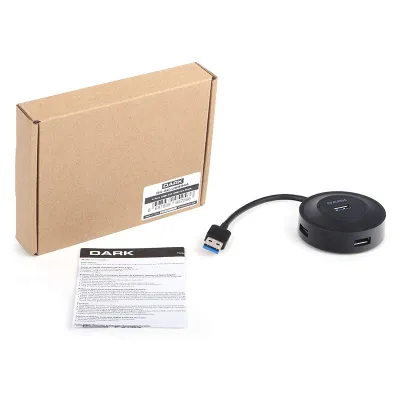 DARK DK-AC-USB344 4port USB 3.0 Siyah USB Çoklayıcı Hub