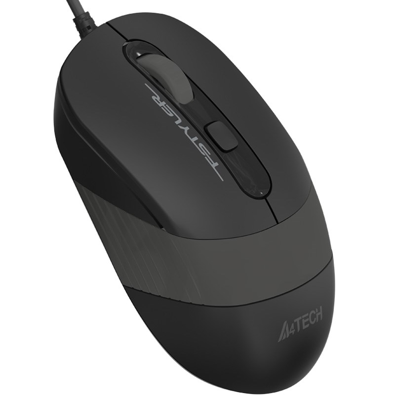 A4TECH FM10 Kablolu USB 1600dpi Siyah/Gri Mouse