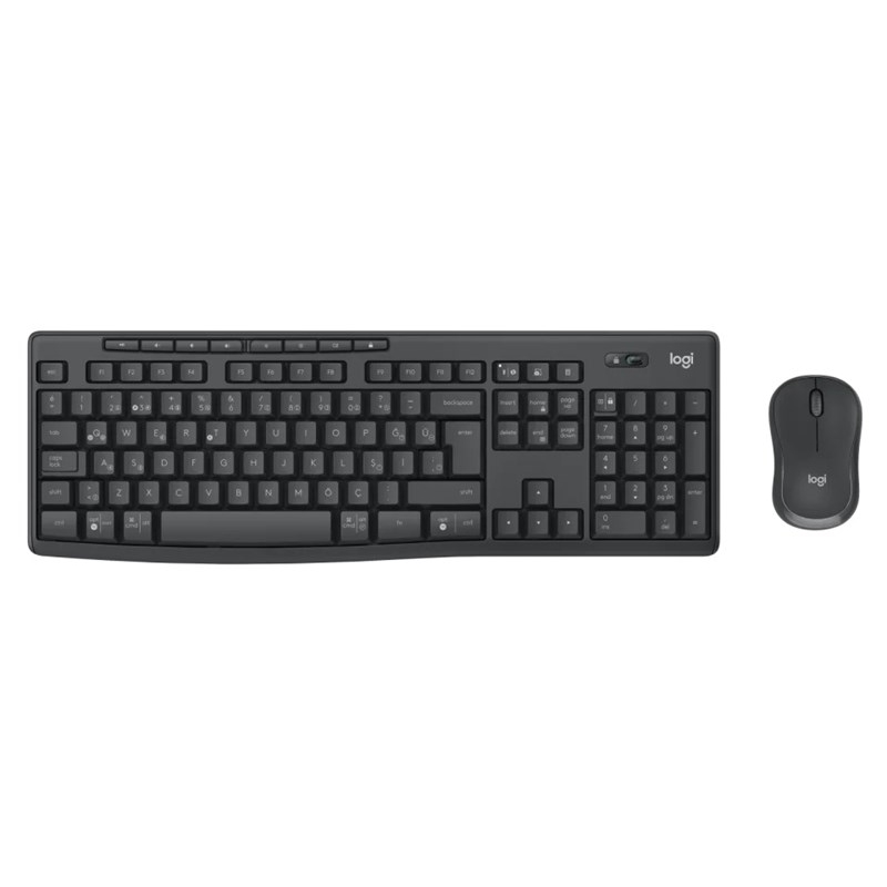LOGITECH MK370 Kablosuz Q Trk Siyah Klavye - Mouse Set (920-012074)