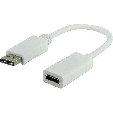 QPORT Q-DP-HDB 0.15metre DP-HDMI Görüntü Adaptörü Beyaz 1080p