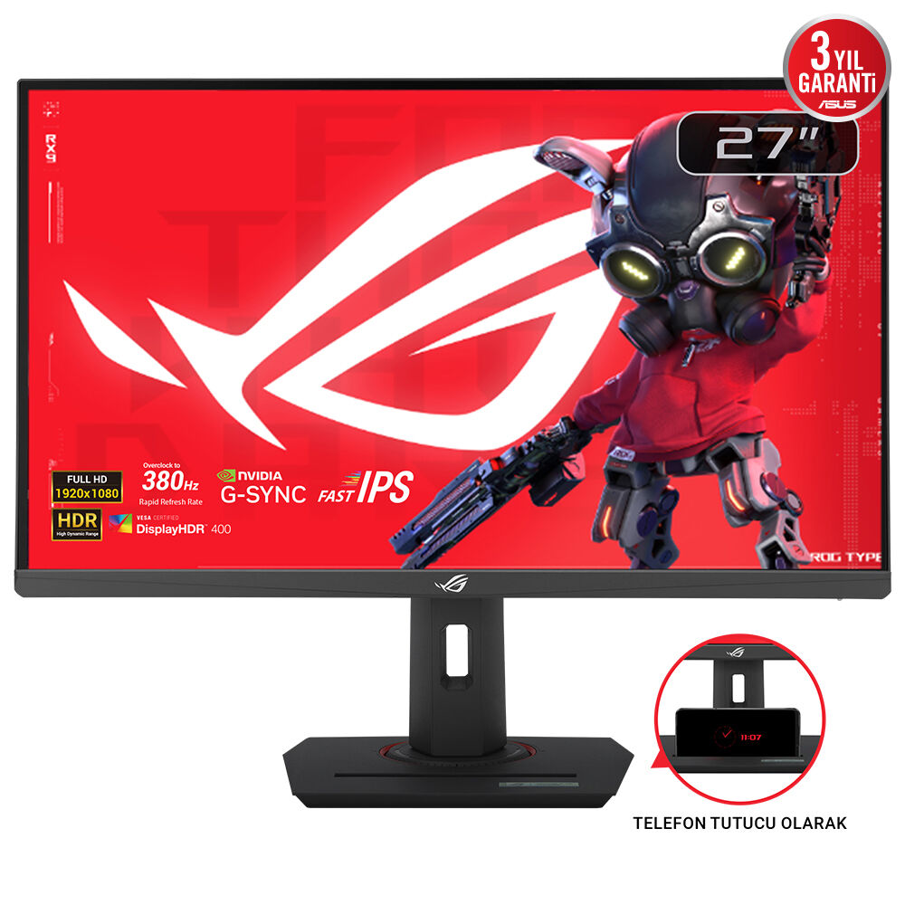 ASUS 27" FAST IPS ROG STRIX XG279CNS 1MS 380HZ HDMI-DP Gaming Monitör (1920 X 1080)