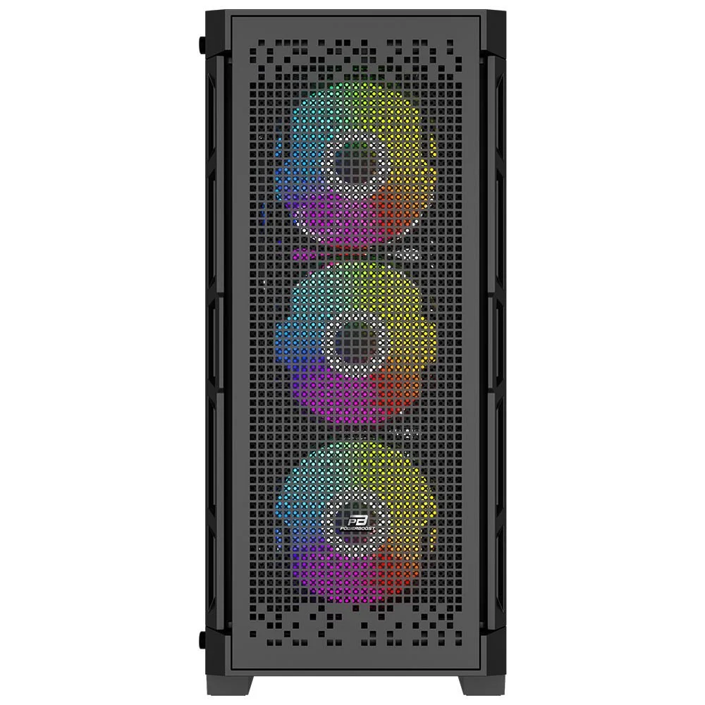POWERBOOST 600W PB-PS7840B Gaming Mid-Tower PC Kasası
