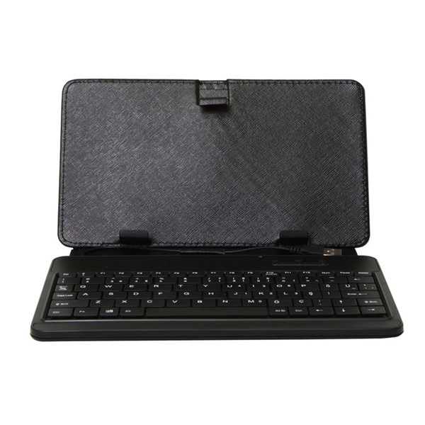 EVEREST KB-12 9.7" Siyah Tablet Kılıfı Klavyeli Standlı