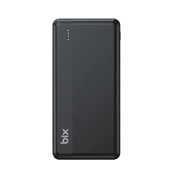 BIX 10000mAh BXPB108-BK 2x USB LED BİLDİRİMLİ Siyah POWERBANK