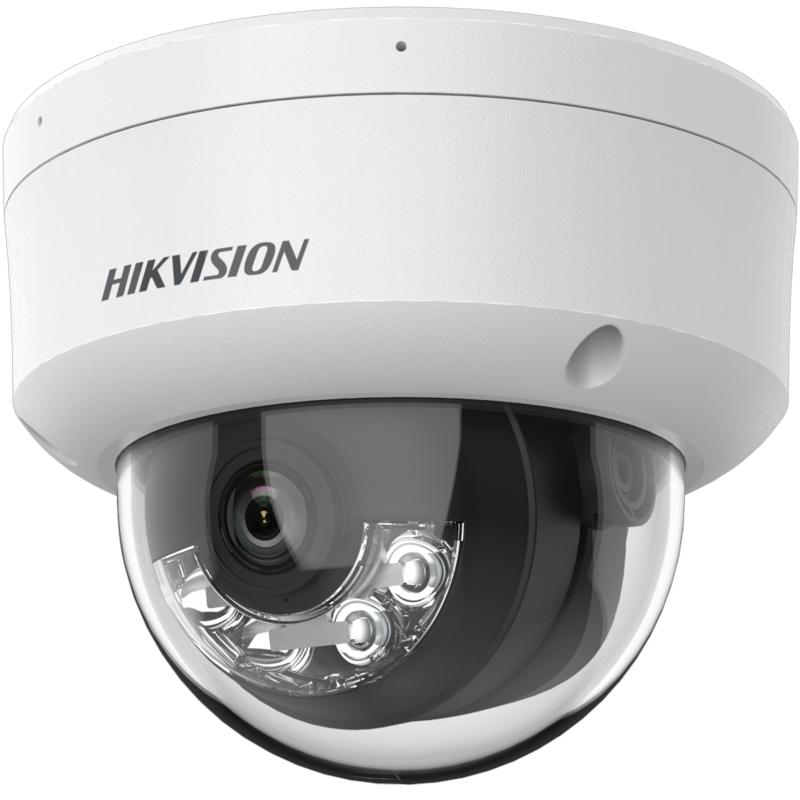 HIKVISION 4MP Dome 2.8mm IP Kamera Akıllı Hibrit Işıklı Sesli DS-2CD3141G2-LIUF