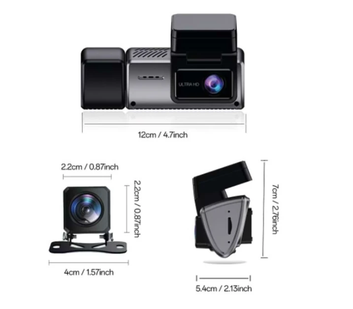 INOX 2K INOX-603 Araç Kamerası 3 Kanal