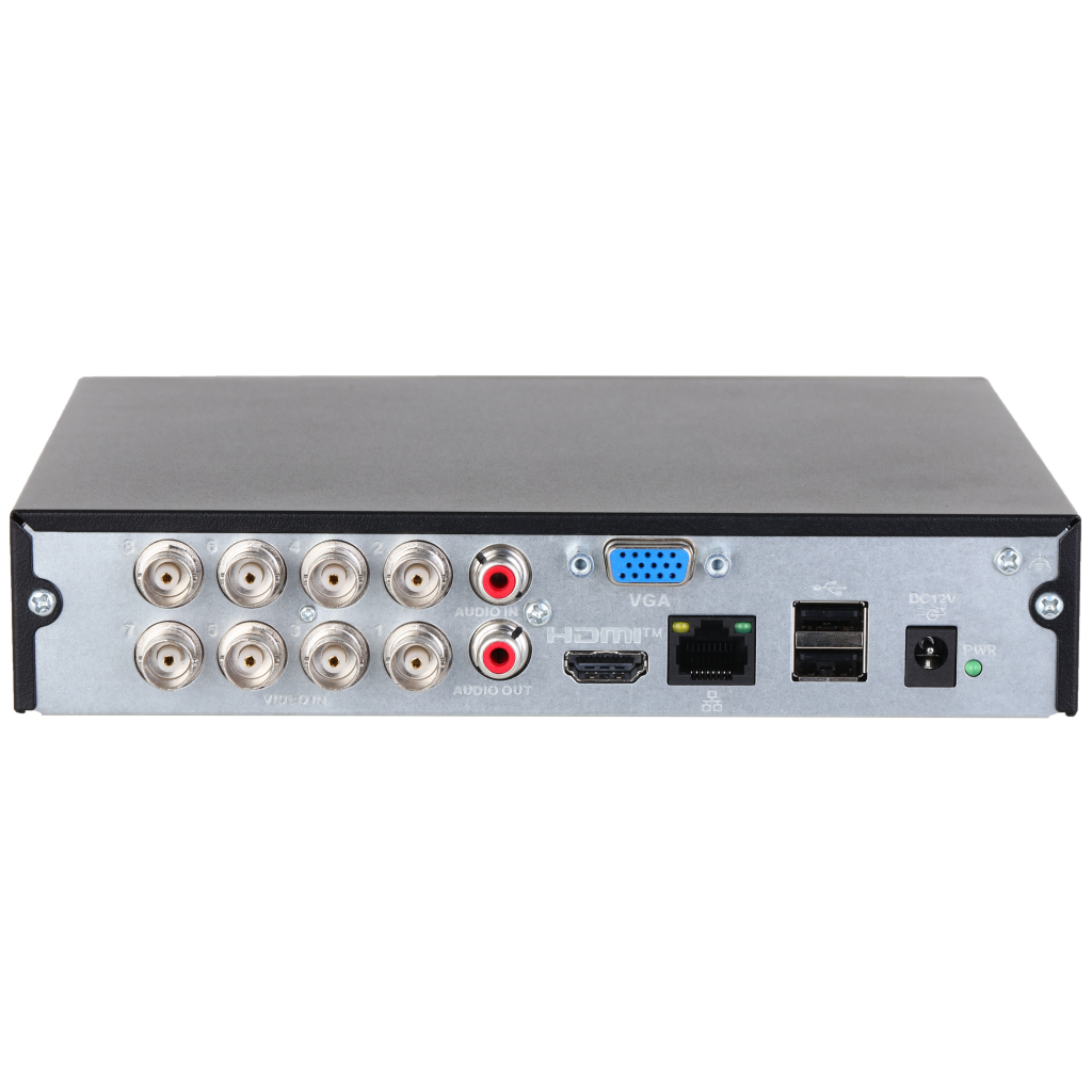 DAHUA XVR1B08-I/T, 8Kanal, 2Mpix, H265+, 1 HDD Desteği, 5in1 DVR Cihazı