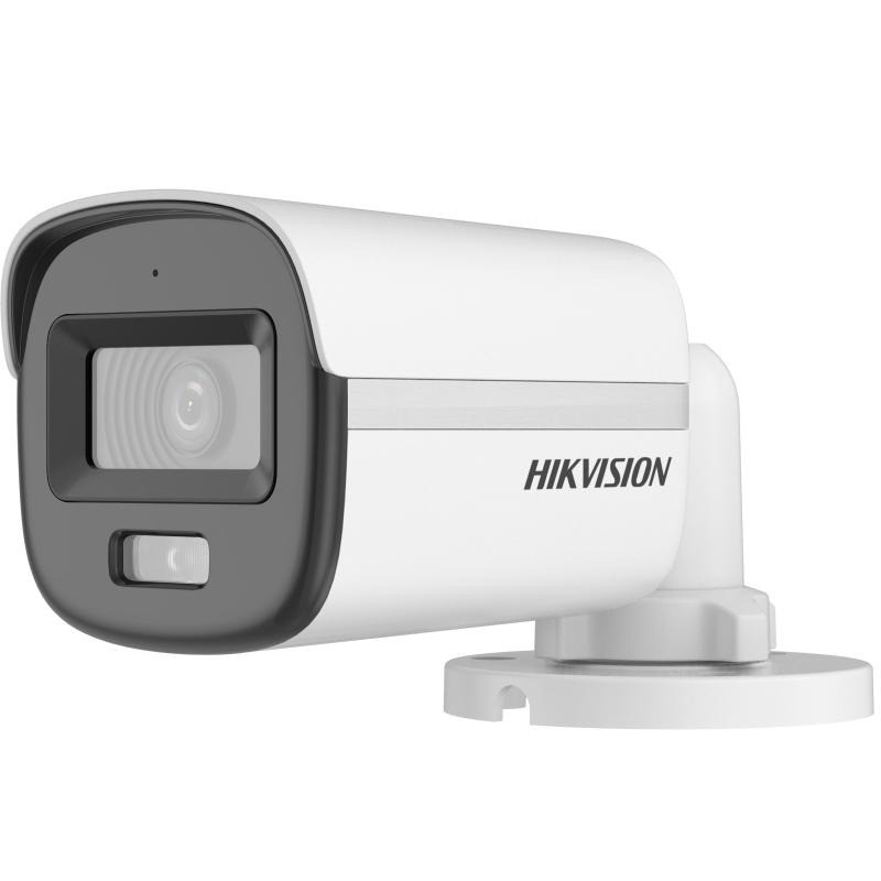 HIKVISION 2MP Bullet 2.8mm ColorVu Analog Kamera Akıllı Hibrit Işıklı DS-2CE10DF0T-LPFS