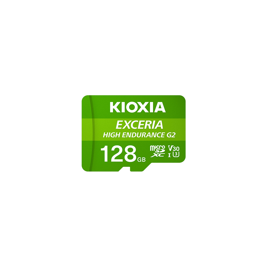 KIOXIA 128GB ExceriaG2, LMHE2G128GG2, A1 V30 4K, CL10, 100Mb/s, MicroSD Kart Bellek (SD Adaptörlü)