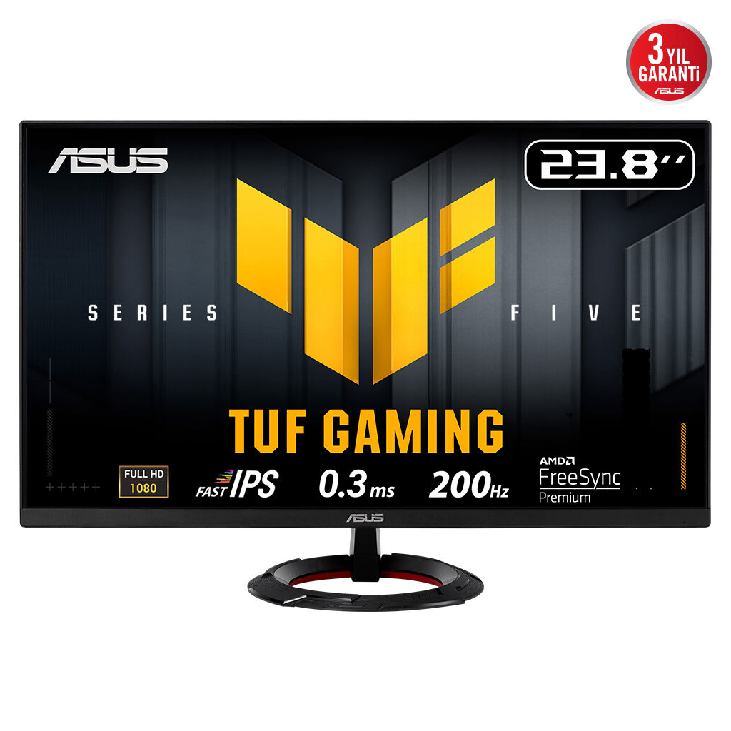 ASUS 23.8" FAST IPS TUF GAMING VG249Q5R 0.3MS 200Hz HDMI-DP Gaming Monitör (1920 X 1080)