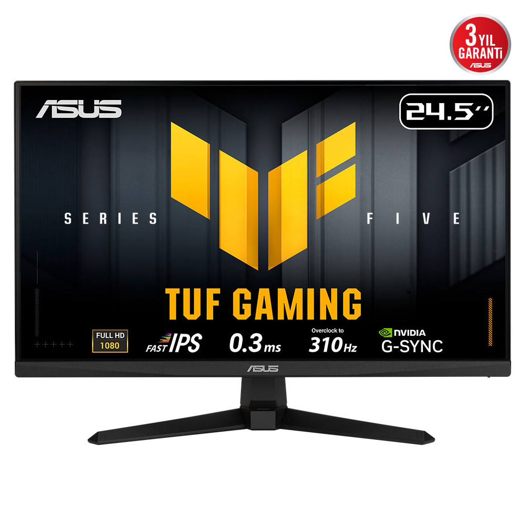 ASUS 24.5" FAST IPS TUF GAMING VG259QMR5A 0.3MS 310Hz HDMI-DP Gaming Monitör (1920 X 1080)