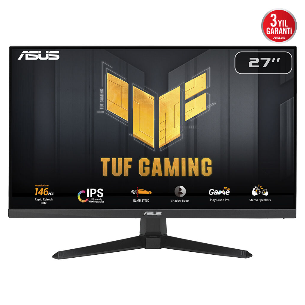 ASUS 27" FLAT IPS TUF GAMING VG279QE5A 1MS 144Hz HDMI-DP Gaming Monitör (1920 X 1080)