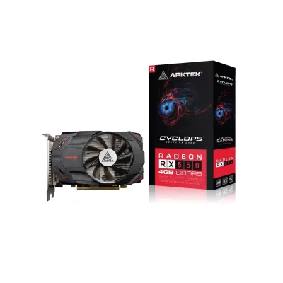 ARKTEK CYCLOPS, AKR550D5S4GH1, RX550, 4Gb, GDDR5, 128BIT, 1xDVI, 1xHDMI, 1xDP GAMING Ekran Kartı
