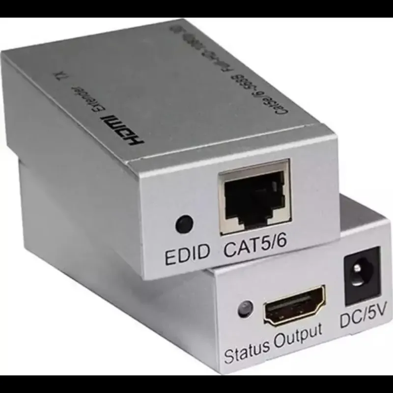 HYTECH HY-HDEX62, HDMI Exterder, Cat6 Kablo Üzerinde 60Metre Uzatıcı.