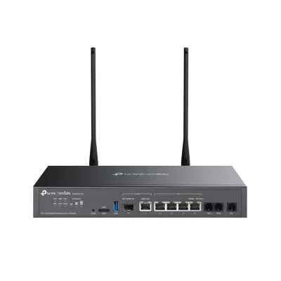 OMADA DR3220v-4G, 4 Port, 4G+Cat6 2,4Ghz, 1 Combo SFP Port, 2 FXS Port, Sim Yuvalı,  Gigabit Rackmount DSL Gateway