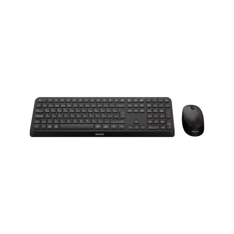 PHILIPS SPT6407 KABLOSUZ STANDART SİYAH Q KLAVYE+MOUSE