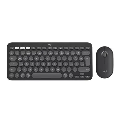 LOGITECH Pebble 2 Bluetooth Grafit Klavye - Mouse Set (920-012245)