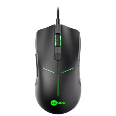 LECOO MS109 Kablolu USB RGB 6400dpi Siyah Gaming Mouse