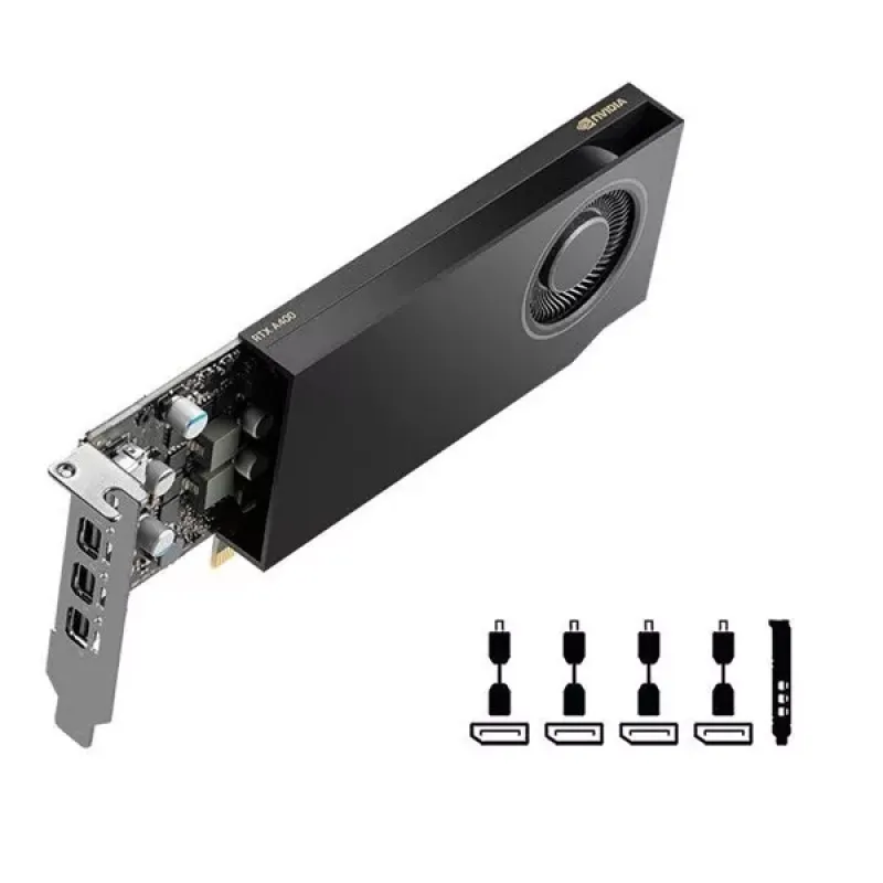PNY RTX A400 4GB VCNRTXA400-SB GDDR6 64bit mDP PCIe 4.0