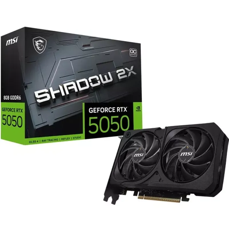 MSI RTX5050 8GB SHADOW 2X OC GDDR6 128bit HDMI DP PCIe 5.0